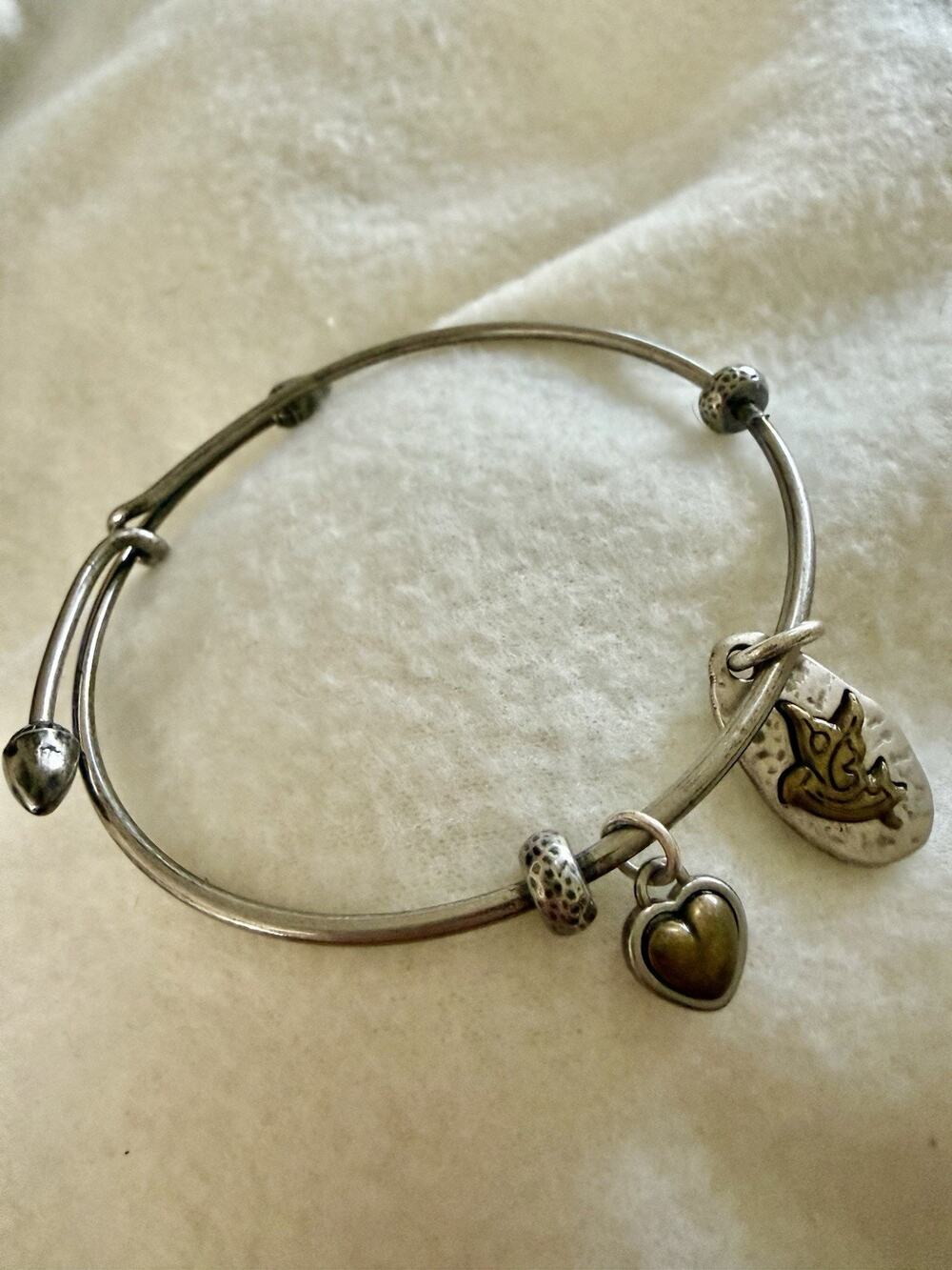 Brighton Art Soul Dove May your life be full of unexpected blessings Bracelet
